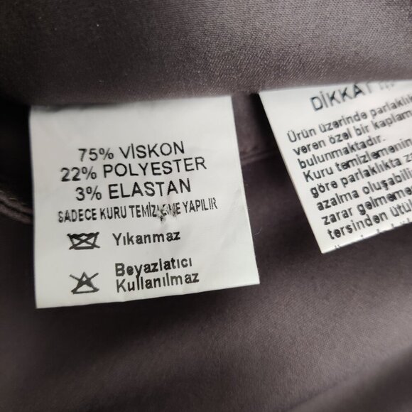 Women's Maxi Skirt in Brown Size EU 38 Lace Coquette Feminine Formal Office - Picture 10 of 13